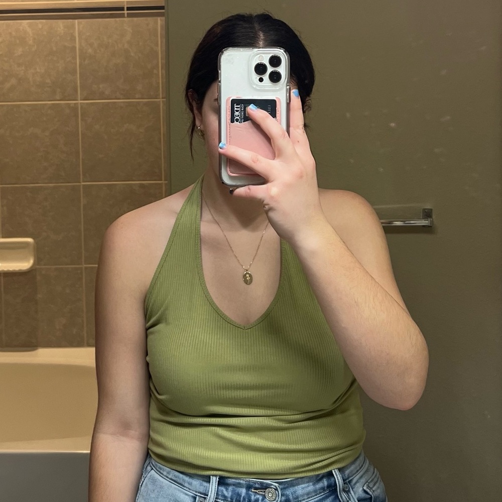 American eagle green summer top